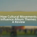 How Cultural Movements Influence Album Themes: A Review